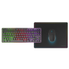 Pack Gamer 3en1 Clavier/Souris/Tapis Mars Gaming / NOIR