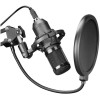 Microphone Mars Gaming MMicPro avec bras de montage / Noir