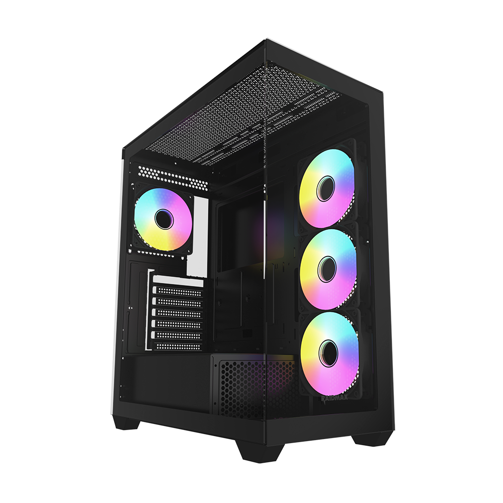 Boitier RAIDMAX Infinita i800 / ARGB / Panneaux en Verre Trempé / ATX / NOIR