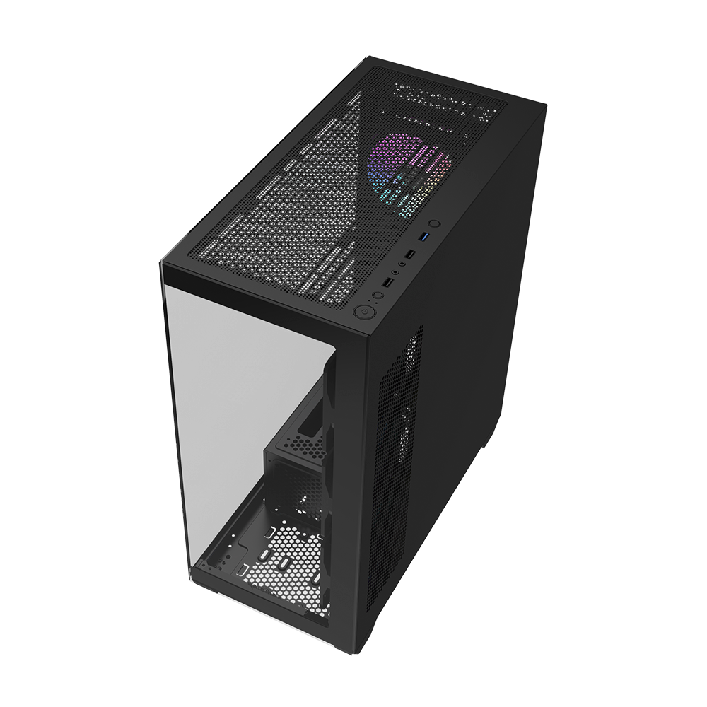 Boitier RAIDMAX Infinita i800 / ARGB / Panneaux en Verre Trempé / ATX / NOIR