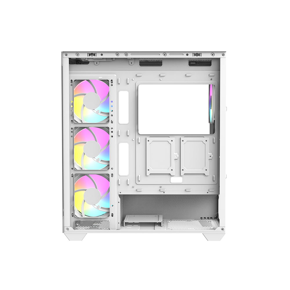 Boitier RAIDMAX Infinita i800 / ARGB / Panneaux en Verre Trempé / ATX / Blanc