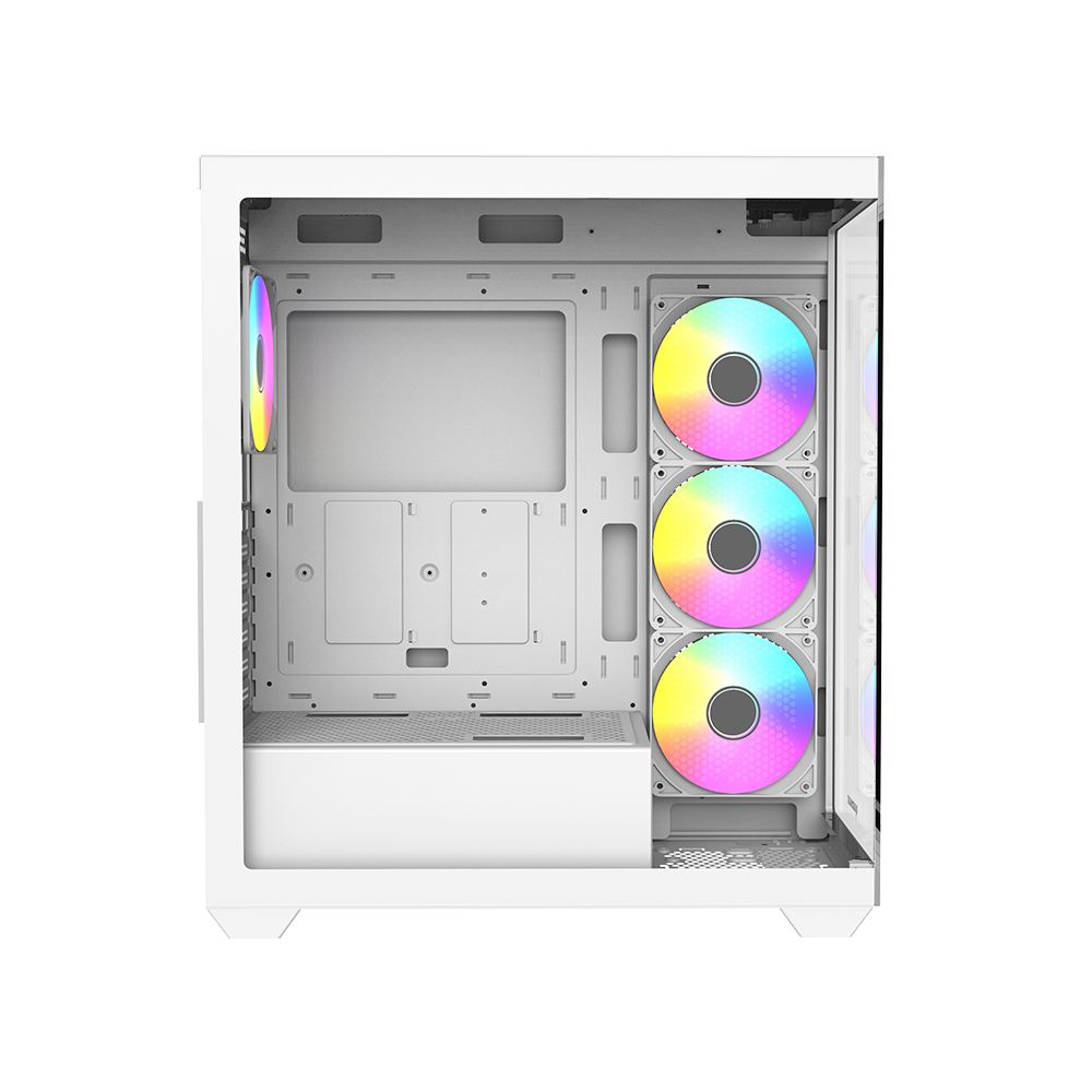 Boitier RAIDMAX Infinita i800 / ARGB / Panneaux en Verre Trempé / ATX / Blanc
