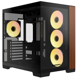 Boitier RAIDMAX Infinita i610 Wood / RGB / NOIR