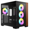 Boitier RAIDMAX Infinita i610 Wood / RGB / NOIR