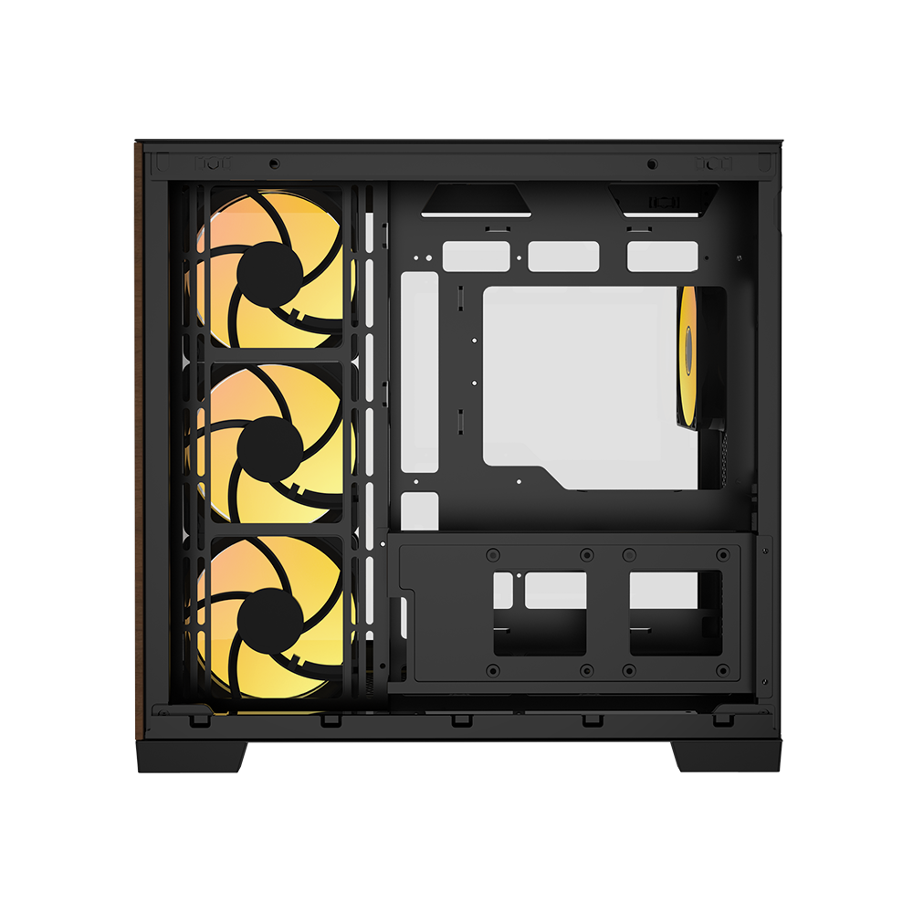 Boitier RAIDMAX Infinita i610 Wood / RGB / NOIR