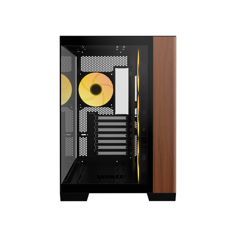 Boitier RAIDMAX Infinita i610 Wood / RGB / NOIR