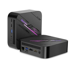 Mini Pc de bureau Blackview MP100 / Ryzen 5 7430 / 16 Go / 512 Go SSD / Windows 11 Pro / Noir