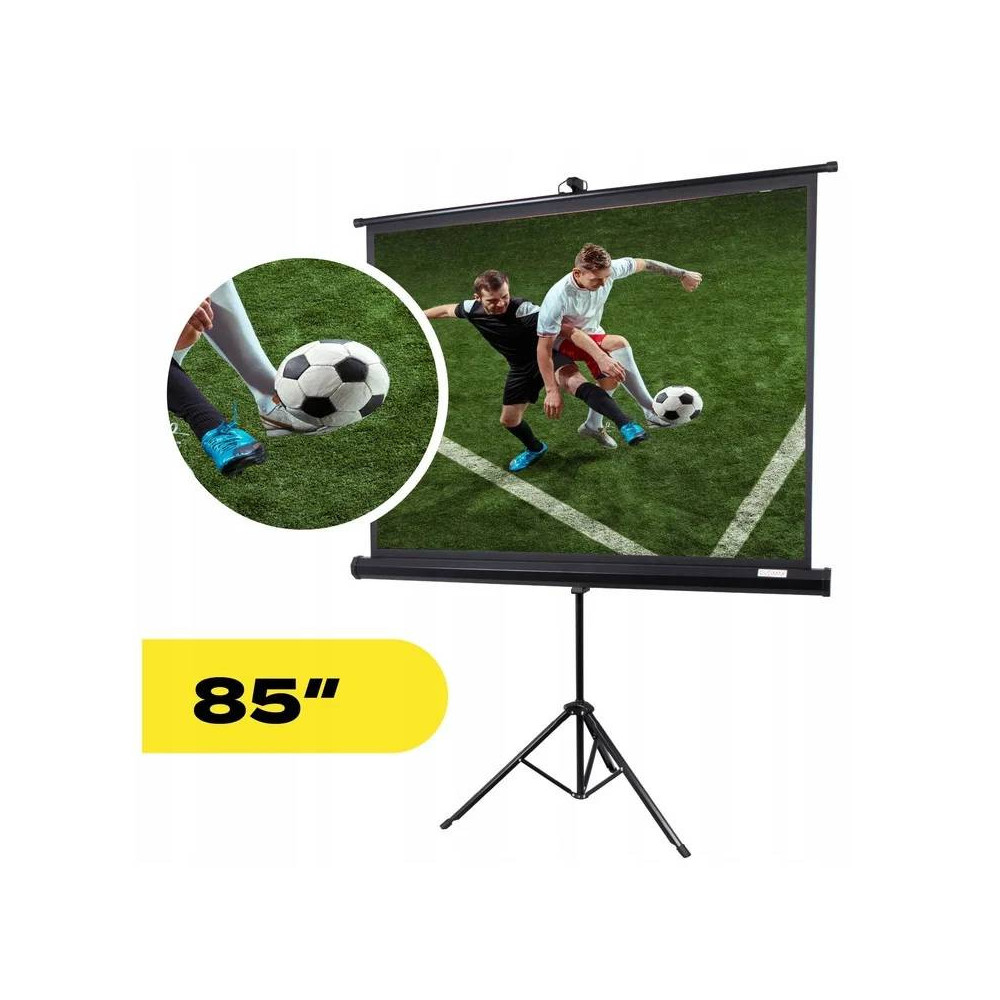 Écran de Projection OVERMAX 85" Sur Trépieds Pour Projecteur Portable