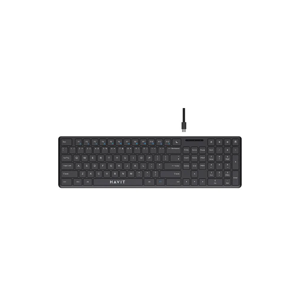 Clavier HAVIT KB271 ULTRA SLIM / Noir