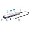 Station d'accueil Manhattan USB-C PD 7 en 1 4K / Hub multiport