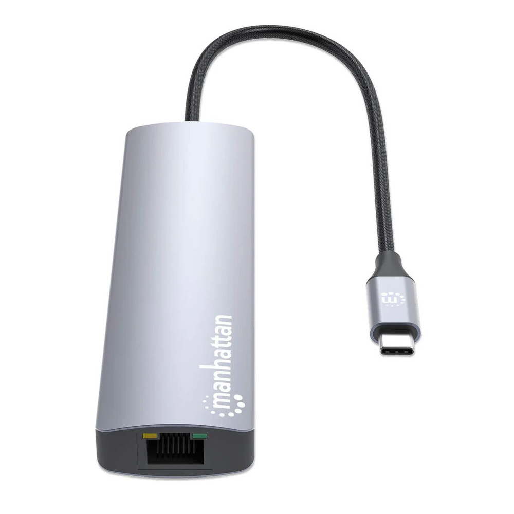 Station d'accueil Manhattan USB-C PD 7 en 1 4K / Hub multiport