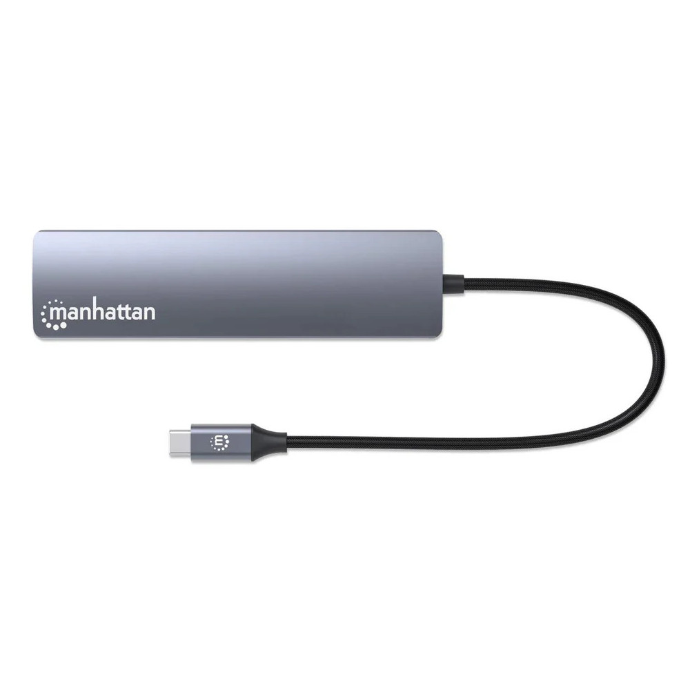 Station d'accueil Manhattan USB-C PD 7 en 1 4K / Hub multiport