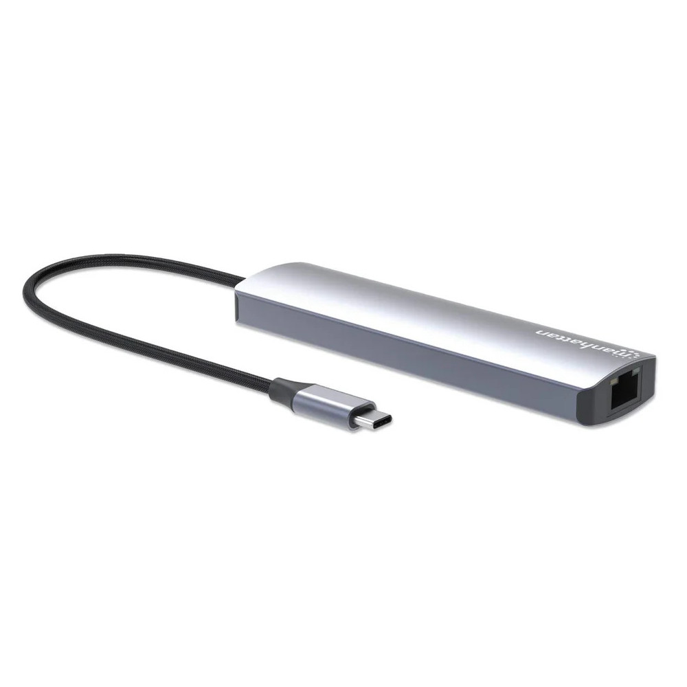Station d'accueil Manhattan USB-C PD 7 en 1 4K / Hub multiport