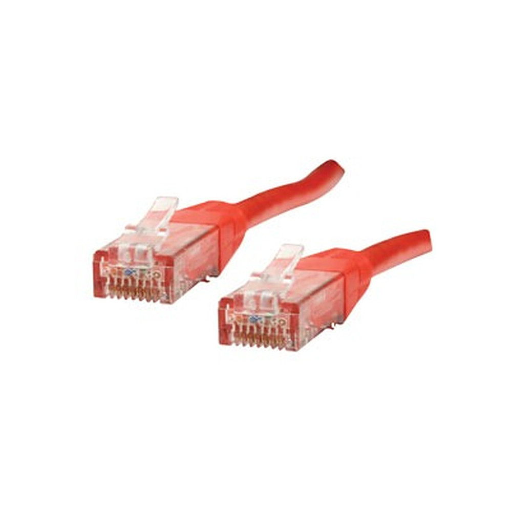 Câble réseau Cat6 U/UTP 0.25M / Rouge