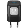 TETE CHARGEUR HAVIT GAN FAST CHARGER HV-UC230 DUAL USB-C 33W+USB-A30W