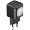 TETE CHARGEUR HAVIT GAN FAST CHARGER HV-UC230 DUAL USB-C 33W+USB-A30W