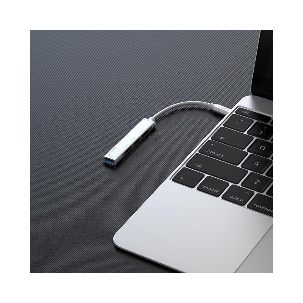 HUB USB-C TO USB HAVIT HV-H41 4EN 1 Aluminium