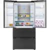 Réfrigérateur HYUNDAI Side by Side INVERTER No Frost 506 Litres / HYN-84RFTBG / Verre Noir avec Afficheur et Distributeur d'eau