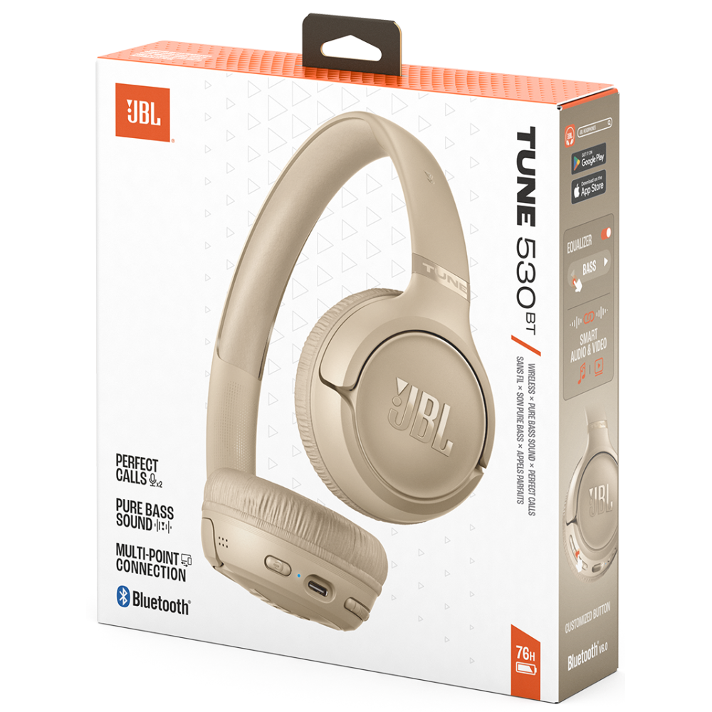 Casque Sans fil JBL Tune 530BT / Beige