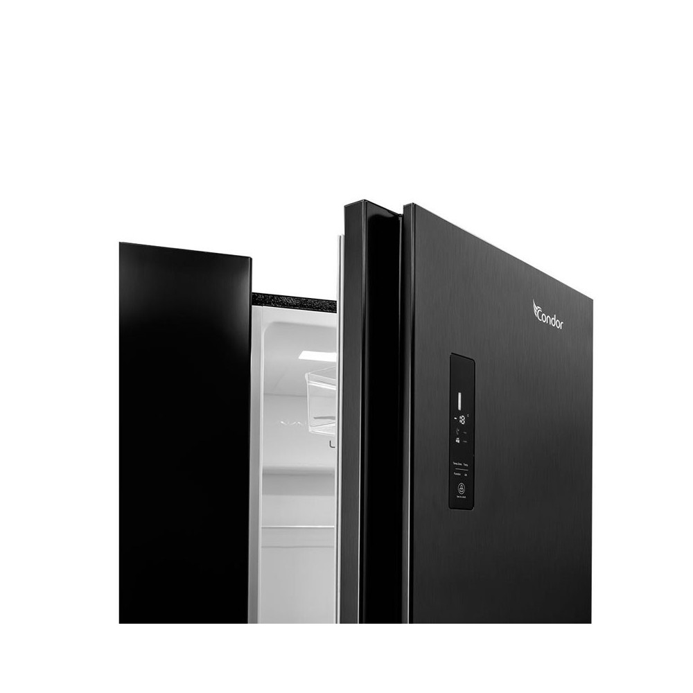 Réfrigérateur CONDOR Side By Side INVERTER No Frost 640 Litres / CRS81NDX / Noir