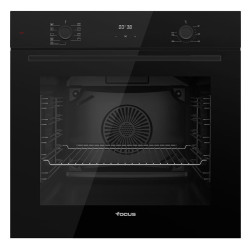 Four Encastrable Focus Multifonction F-522B / 60cm / Noir avec Afficheur