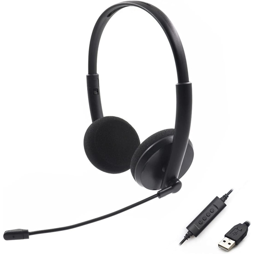 Micro Casque Filaire USB Q11 / Noir
