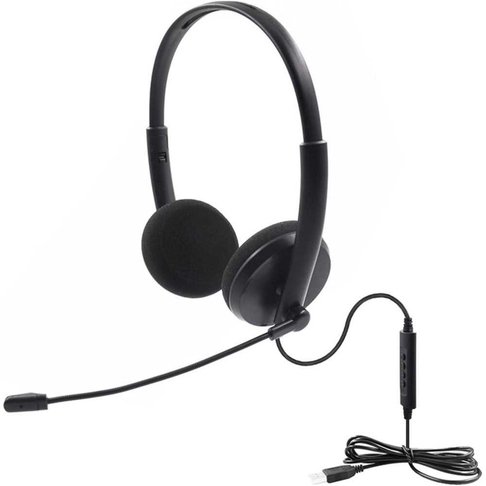 Micro Casque Filaire USB Q11 / Noir