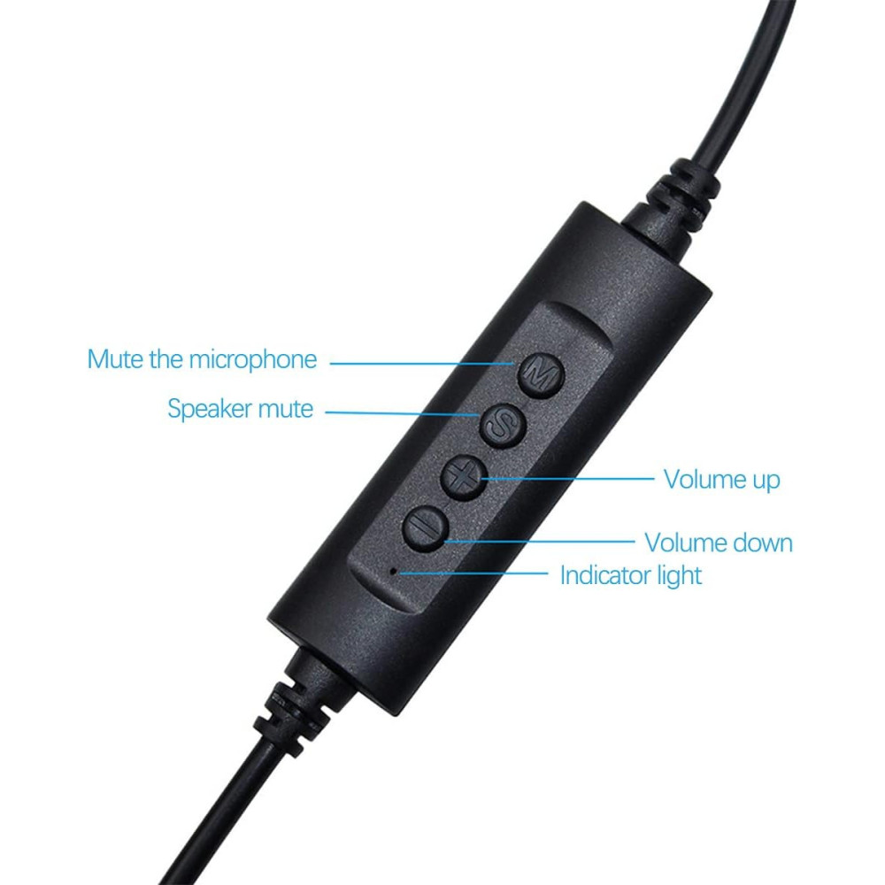 Micro Casque Filaire USB Q11 / Noir