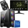 Setup Gamer Special Pc de Bureau Gaming / i7-12700KF / RTX 3050 6G / 32 Go Avec Écran Gaming MSI MAG 24" Full HD IPS / 240 Hz