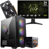 Setup Gamer Special Pc de Bureau Gaming / Ryzen 5 3600 / RTX 3050 6G / 16 Go Avec Écran Gaming MSI MAG 24" Full HD IPS / 240 Hz
