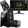 Setup Gamer Special Pc de Bureau Gaming / Ryzen 7 5700 / RTX 3050 6G / 32 Go Avec Écran Gaming MSI MAG 24" Full HD IPS / 240 Hz