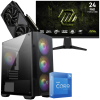 Setup Gamer Special Pc de Bureau Gaming / i5-12600K / RTX 5060 Ti 16G / 32 Go Avec Écran Gaming MSI MAG 24" Full HD IPS / 240 Hz