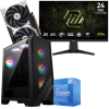 Setup Gamer Special Pc de Bureau Gaming / i5-12400F / RTX 5060 8G / 16 Go Avec Écran Gaming MSI MAG 24.5" Full HD IPS / 200 Hz