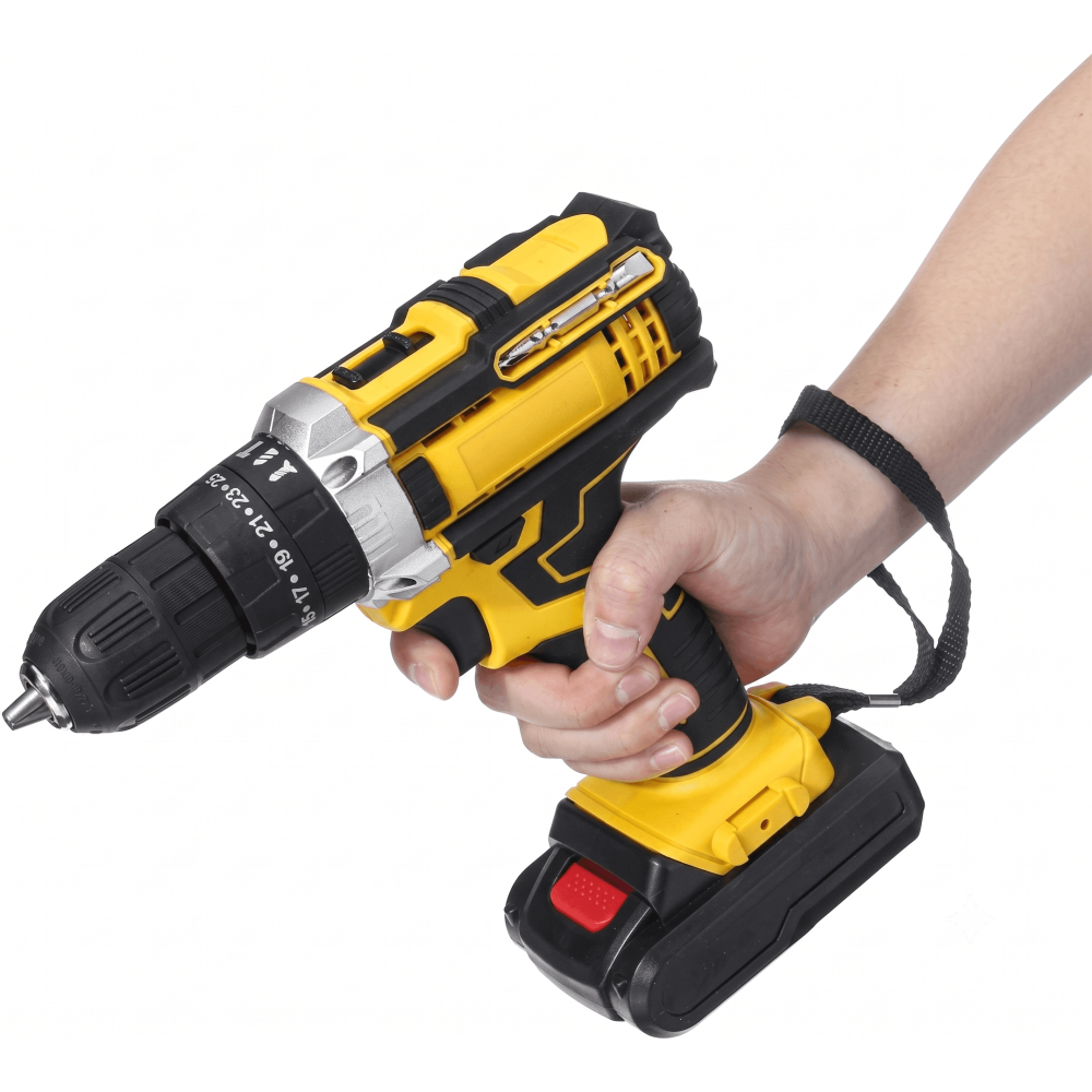 Perceuse Visseuse 21V avec 2 batteries / Noir
