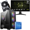 Setup Gamer Special Pc de Bureau Gaming / i5-12600K / RTX 5060 8G / 32 Go DDR5 Avec Écran Gaming MSI 24" Full HD IPS / 240 Hz