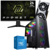 Setup Gamer Special Pc de Bureau Gaming / i5-14400F / RTX 5060 Ti 8G / 16 Go Avec Écran Gaming MSI 24" Full HD IPS / 240 Hz
