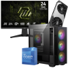 Setup Gamer Special Pc de Bureau Gaming / i5-12600K / RTX 5070 12G / 32 Go Avec Écran Gaming MSI 24" Full HD IPS / 240 Hz