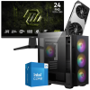 Setup Gamer Special Pc de Bureau Gaming / i5-14400F / RTX 5070 12G / 32 Go Avec Écran Gaming MSI 24" Full HD IPS / 240 Hz