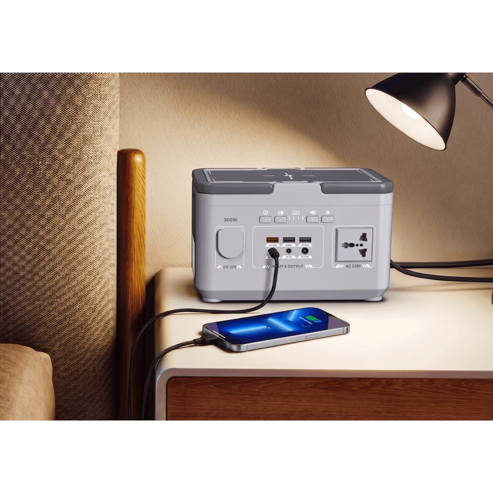 Station d'alimentation portable 300W Lithium-ion 70000mAh