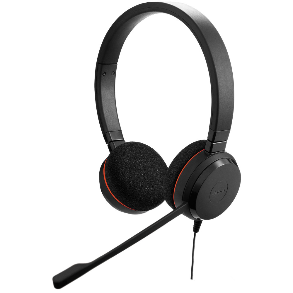 Casque Micro USB Jabra Evolve 20 MS Stereo / Adaptateur USB C/A / Noir