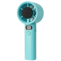 MINI VENTILATEUR M11 AFFICHAGE LED  120 VITESSE / Bleu