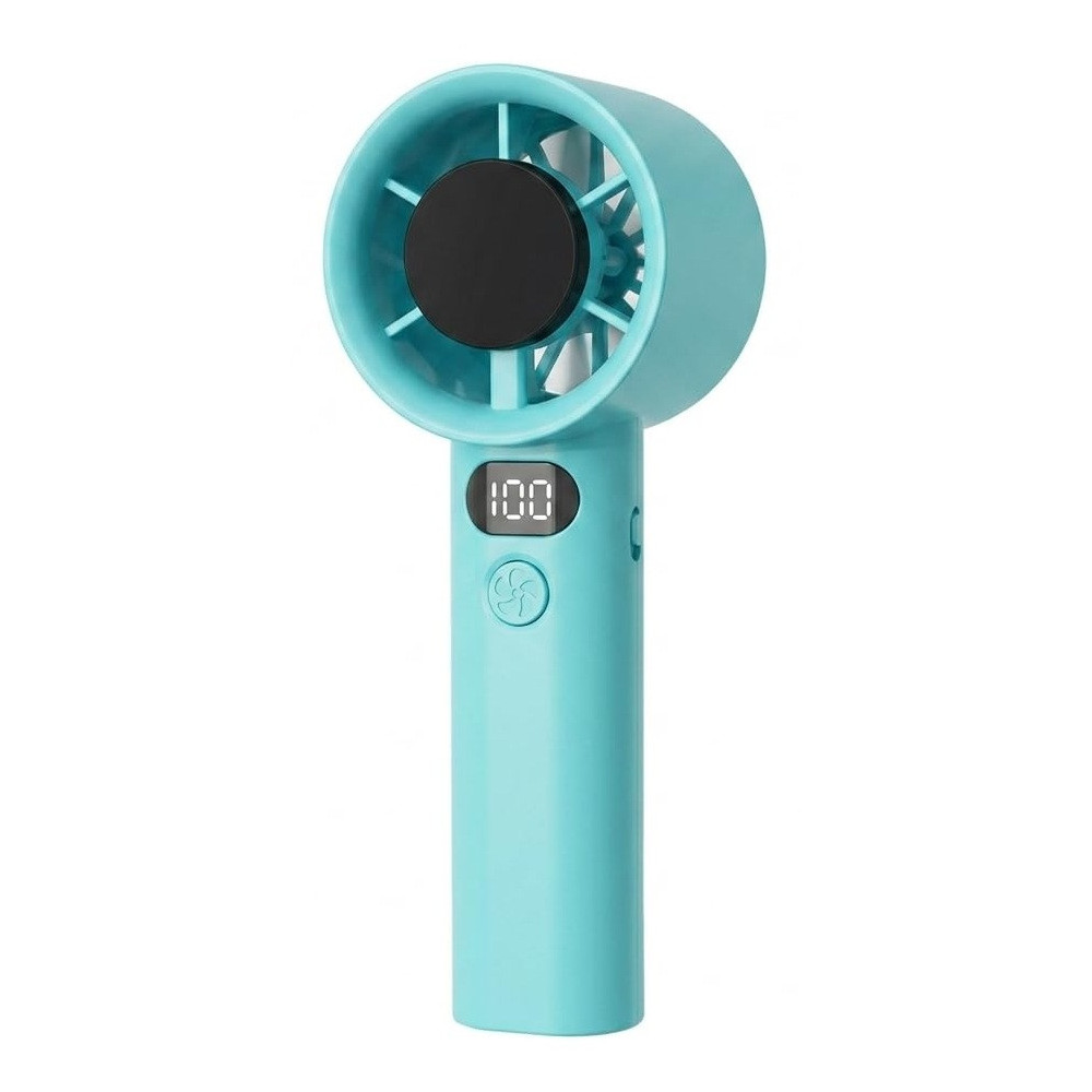 MINI VENTILATEUR M11 AFFICHAGE LED  120 VITESSE / Bleu