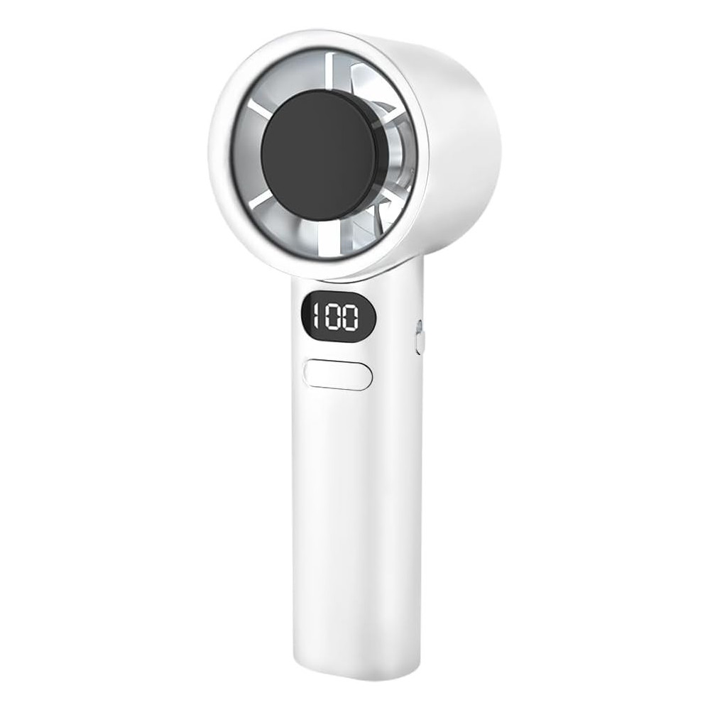 MINI VENTILATEUR M11 AFFICHAGE LED  120 VITESSE / Blanc