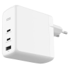 Chargeur mural KSIX 100 W / GaN / PPS / Power Delivery 3.0 / blanc
