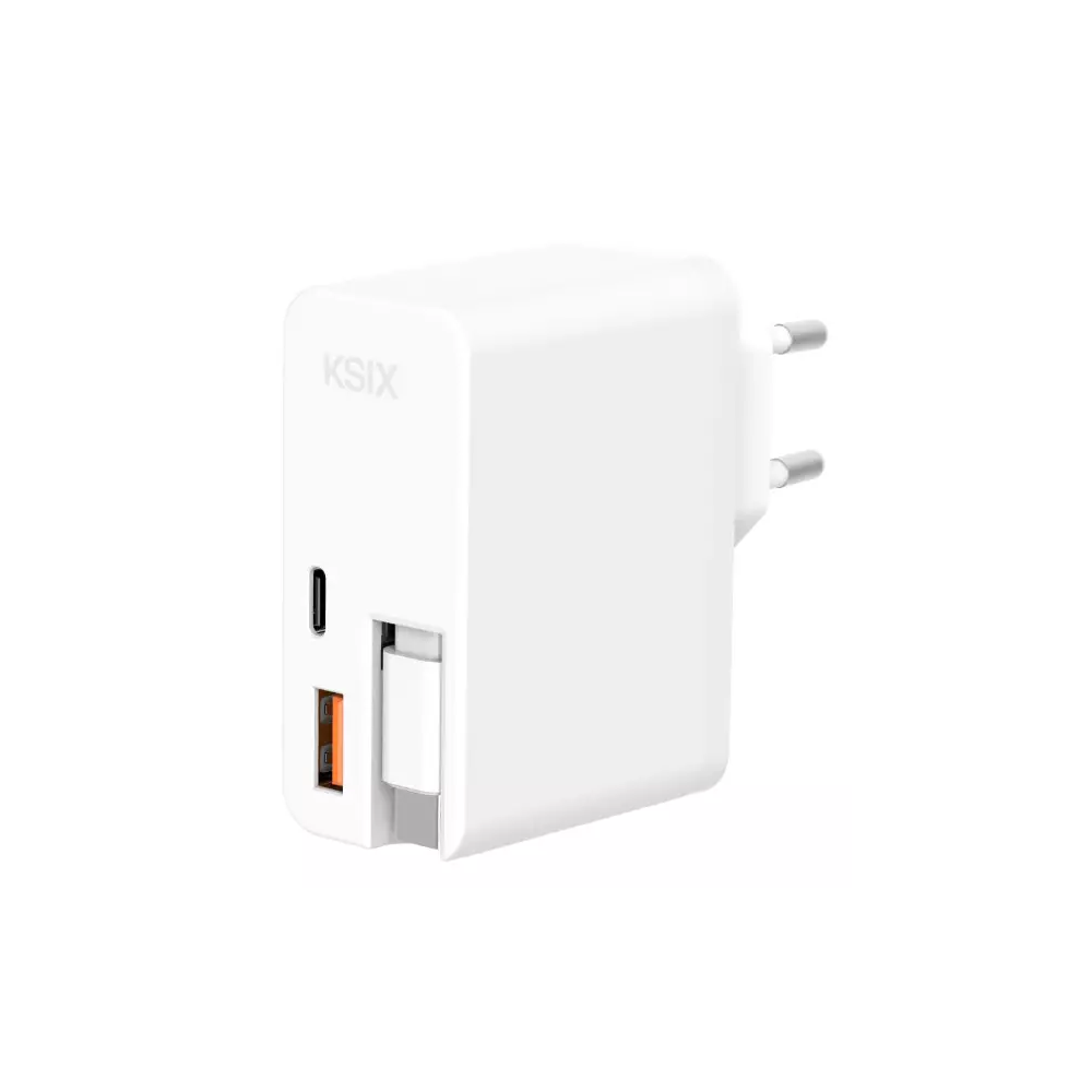 Chargeur ultra-rapide KSIX 65 W avec alimentation USB-C