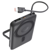 Power Bank KSIX 10 000 mAh / PD 22,5 W / Compatible avec la charge magnétique / Support intégré / Gris