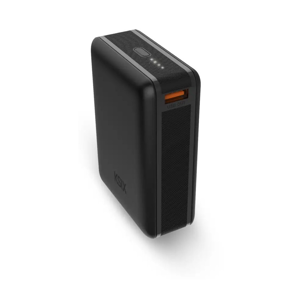Power Bank KSIX KSIX Nano 20 000 mAh / format de poche / charge rapide 22,5 W / Noir