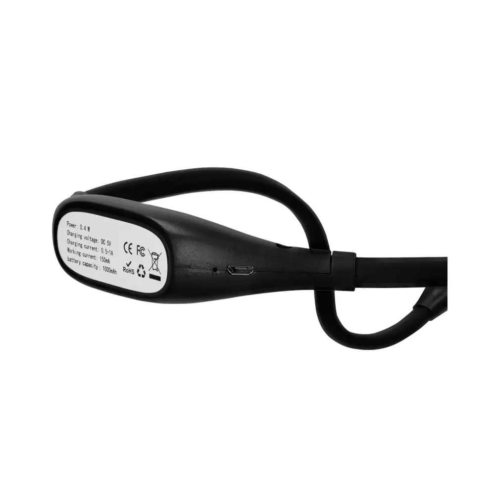 Lampe de lecture LED de cou KSIX / 3 modes d'éclairage / ergonomique