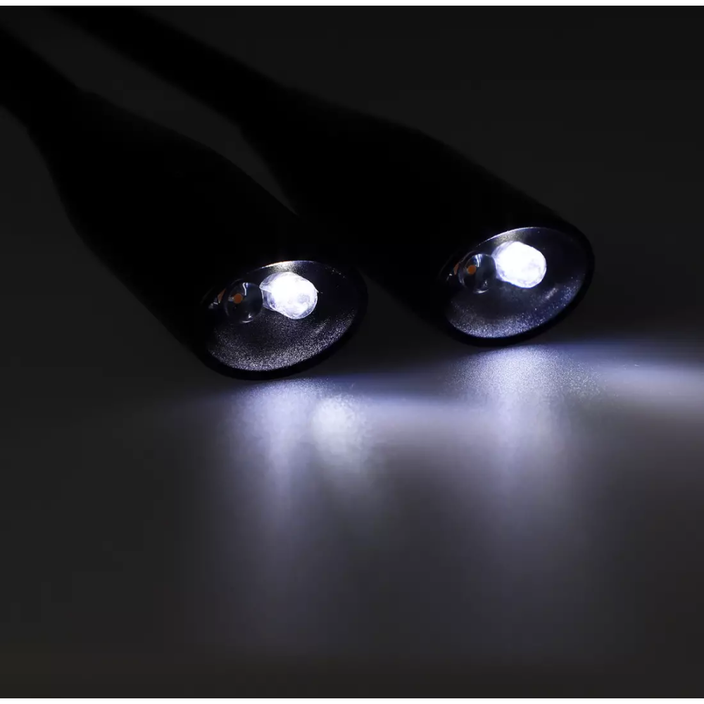 Lampe de lecture LED de cou KSIX / 3 modes d'éclairage / ergonomique