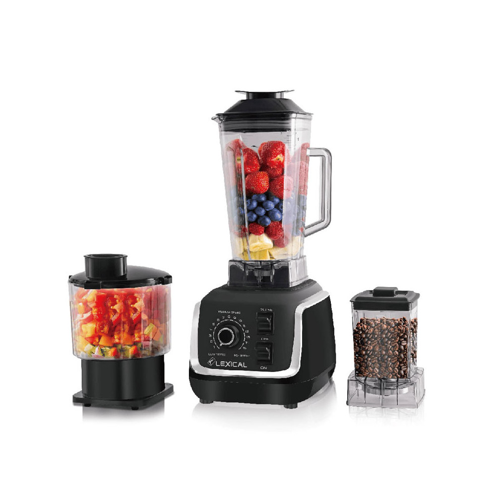 Blender Professionnel Lexical 2 Litres / 1500 W / Noir